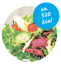 Gemischter Salatteller (ca. 350 kcal)